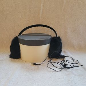 Fluffy Rabbit Fur Headphone Wire Earmuffs